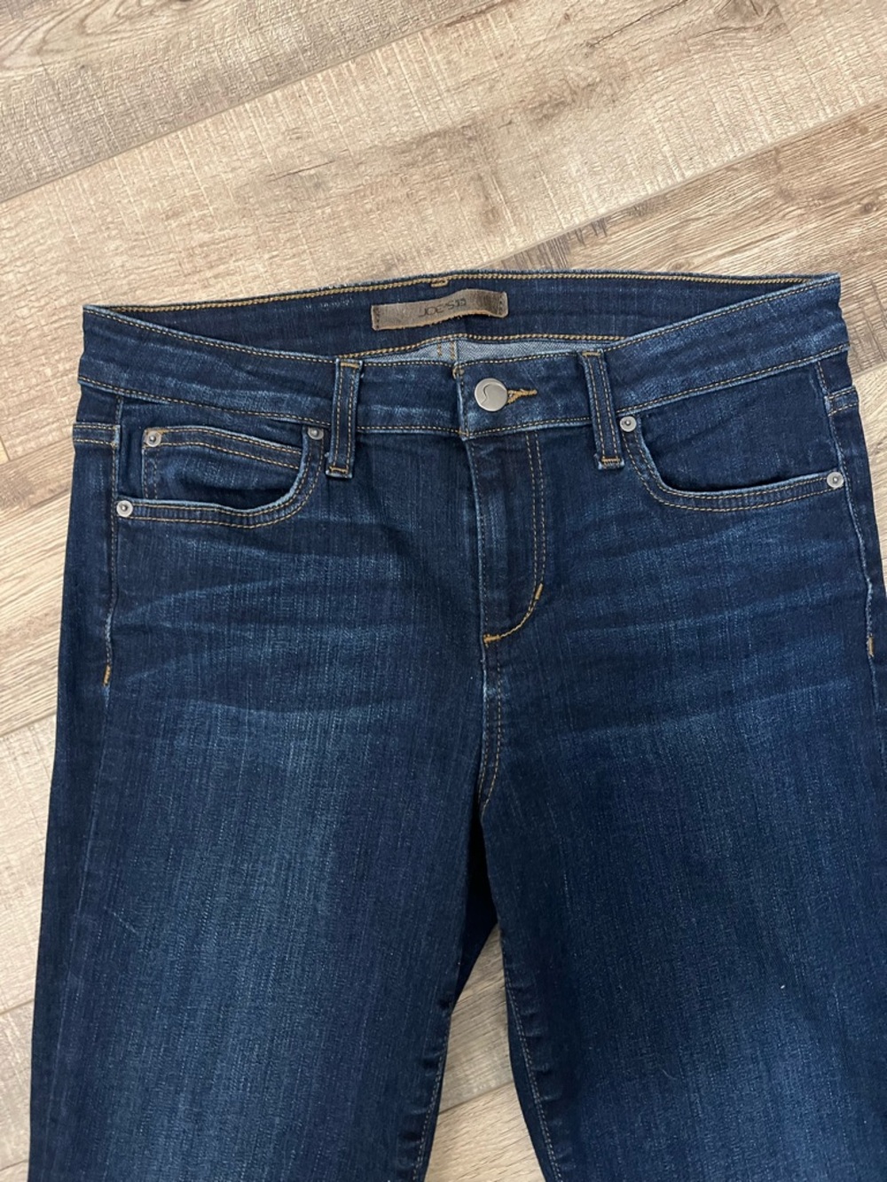 Joe's Jeans flawless “The Icon”Dark Indigo mid rise Skinny Jeans Sz 29 - Picture 2 of 8